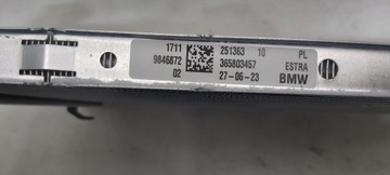 фото thumb №5, Радіаторів води bmw 2 u06 9846872 оригінал