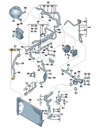 фото thumb №13, Volkswagen оригінальний номер 1k0122291h шланг труба wąż wody рідина рідина