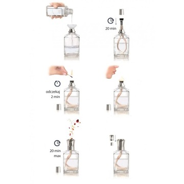 Zestaw lampa zapachowa Starck olejek męski zapach 250ml dyfuzor Berger