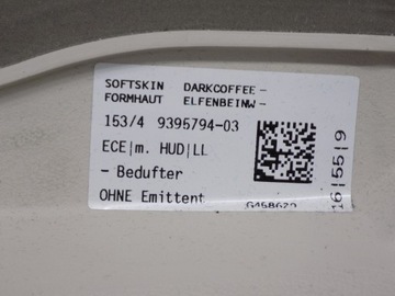 фото thumb №9, Bmw 5 g30 g31 панель консоль head up коричнева шкіра