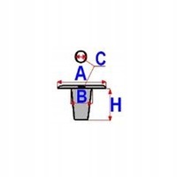 фото thumb №5, 10szt kia optima '05-'10 -кліпса планки порога