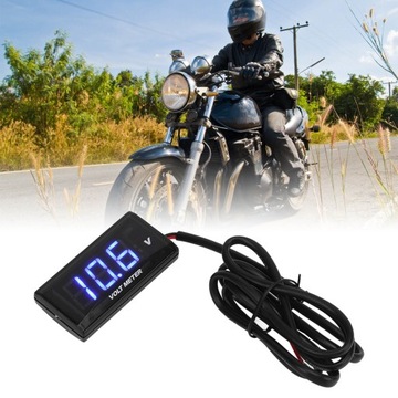 ВОЛЬТМЕТР KOSO LCD SLIM QUAD МОТОЦИКЛ 12 В постоянного тока