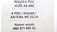 Nowa жгут бампера 6 pdc радары audi a8 4n0971095gl + набор ремонтный в Украине, фото thumb
