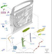 фото thumb №3, Заглушка замка ручка левая ford mondeo mk5 fusion