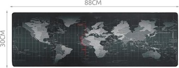Podkładka pod mysz klawiaturę na biurko mapa