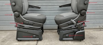фото thumb №11, Сиденье сиденья левый + правый комплект ducato boxer jumper promaster 23r подушка безопасности