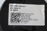 фото thumb №8, Bmw 2 g42 генератор 250a 8634167 14v denso s8634167 12318634167 8634167 12