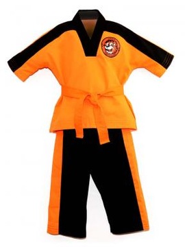 @J1 SET штаны-кимоно ДОБОК ТХЭКВОНДО LITTLE TIGER CLUB __ 3 года