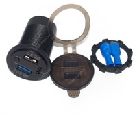 фото thumb №6, Роз'єм заряджання usb 2x qc3.0 36w + pd 55w 12-24v woltomierz