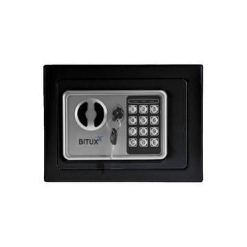 Domowy Sejf elektroniczny z zamkiem na PIN tresor + 2 klucze