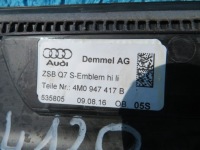 Audi q7 4m0 s line молдинг підсвічена задня Недорого, фото thumb