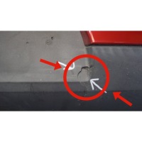 фото thumb №13, Renault megane iii бампер задняя hb z2384