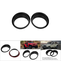 фото thumb №9, 1 пара защита лампы передний фара автомобиля pasuje do jeep wrangler