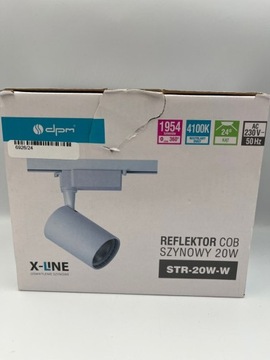 DPM White Rail Postlight 20W 4000K
