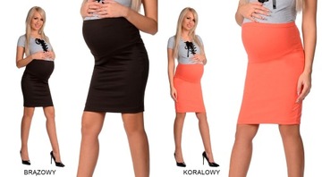 Юбка для беременных НА ПОДКЛАДКЕ, вставка для беременных 2XL/3XL