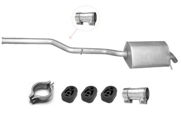 фото thumb №4, Mercedes w203 t203 c270 2.7 cdi 2000-2007 sedan + универсал глушитель конечный