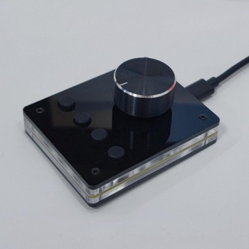 Klawiatura z kontrolerem głośności USB Simple Black