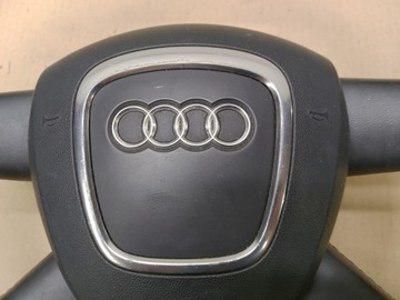фото thumb №12, Руль + подушка безопасности четырёхспицевый кожа audi a3 8p рестайлинг годы 08-12