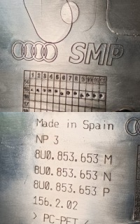 Audi q3 рестайлинг  16- решётка радиатора решётка решётка  радиатора перед 8u0853653m Доставка, фото thumb