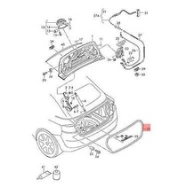 фото thumb №7, Прокладка крышки задний vw golf cabriolet 5k7827705a