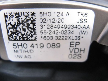 фото thumb №7, Руль passat b8 рестайлинг golf 8 tiguan touran 5h0959542a 5h0419089ep