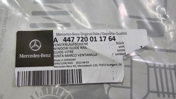 фото thumb №11, Прокладка стёкла дверь правые перед mercedes w447 vito v класс a4477200117