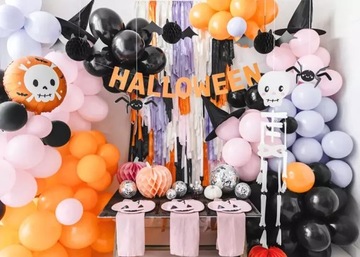 Украшение ПАУК черный HALLOWEEN 27x17см 5 шт.