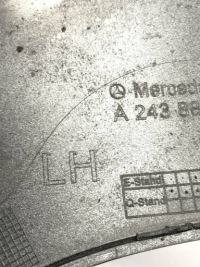 Молдинг бампера передний левая mercedes-benz eqb a2438851403 Цена, фото thumb