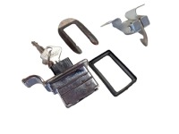 фото thumb №5, Замок задний крышки капот двигателя хром fiat 500 epoca