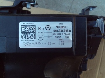 фото thumb №7, Лампа права vw golf viii 8 led європа гарна 5h1941006b