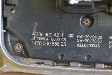 фото thumb №2, Mercedes c 206 w206 c63 модуль led a2069004211