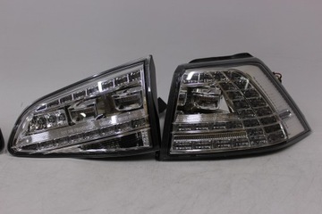 фото thumb №9, Лампы света зад задние vw golf vii 7 13-19 gti динамичный led хром новое