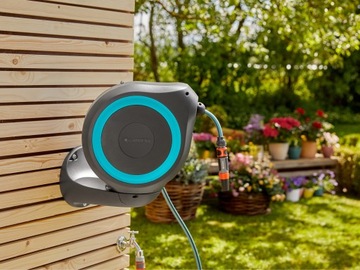 Gardena RollUp S катушка настенная Шланг 15м 11мм Морозостойкий Круглый год