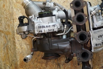 фото thumb №9, Bi турбонагнетатель 9886709 9886707 bmw x5 x6 g05 g06 3.0d 23r 10tyś оригинал 20-