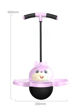 SKOCZEK DLA DZIECI POGO JUMPER JELEŃ RÓŻOWY
