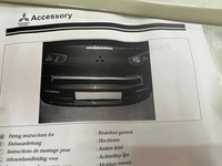 фото thumb №8, Mitsubishi lancer x 2007- молдинг задній кришки багажника nowa oem