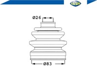 фото thumb №2, Sasic 1906017 набір захист, система кермовий
