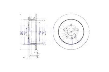фото thumb №2, Диски тормозные 2szt. зад toyota alphard i avensis avensis verso