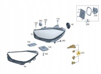 фото thumb №1, Набір ремонтний фара l mercedes klasa c w206