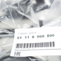 фото thumb №7, Bmw x7 g07 m передний бампер правый открытая решётка 51118069890 оригинальный