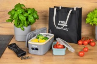 ЭЛЕКТРИЧЕСКАЯ ПАРОВАЯ ПЕЧЬ LUNCH BOX ДЛЯ ПРИГОТОВЛЕНИЯ ПИЩИ ПРИ ТЕМПЕРАТУРЕ 100 °C, КОМПЛЕКТ N'OVEEN MLB 910