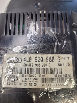 фото thumb №6, Спідометр  прилади audi q7 4l 3.0 tdi 4l0920980g uk