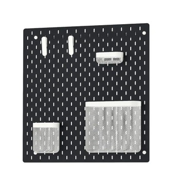Перфорированная доска IKEA SKADIS Tool, комбинация из 3 частей. черный 56x56