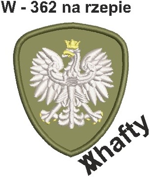 Польский герб, патриотическая нашивка на липучке.