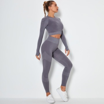 Спортивный комплект из двух предметов SET LEGGINGS топ FITNESS Gym SET M