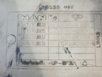 Подножка левая подкрылок man tgx tga 81615100833 Киев, фото thumb