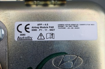 фото thumb №6, Подушка безопасности пассажира hyundai i10 ii 13-19