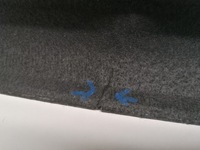 фото thumb №7, Nissan pulsar полка задняя багажника оригинал 14-18