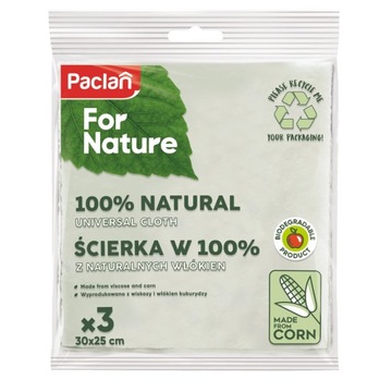 Салфетки из кукурузного волокна Paclan 3 шт.