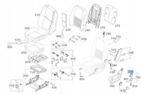 фото thumb №2, Ручка регулировка сиденья mercedes a b kl sprinter